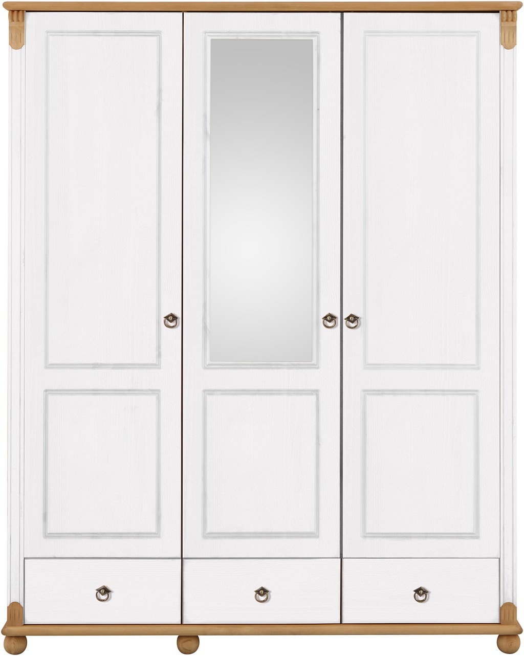 Home affaire Kleiderschrank "Tessin, Dretürenschrank, 3-türig", (B/H/T ca. günstig online kaufen
