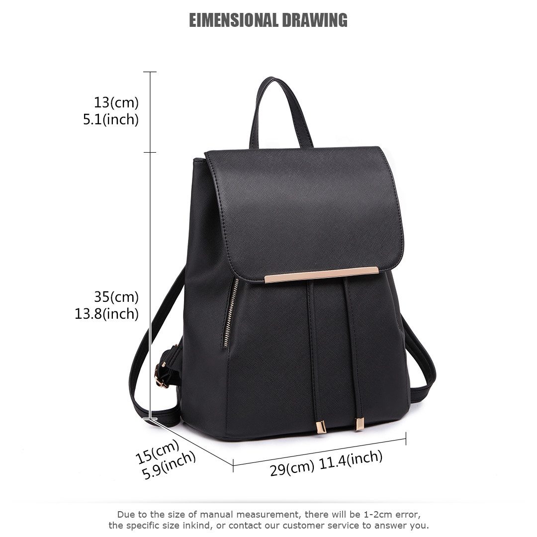 Miss Lulu Rucksack Damen-Rucksack aus PU-Leder günstig online kaufen