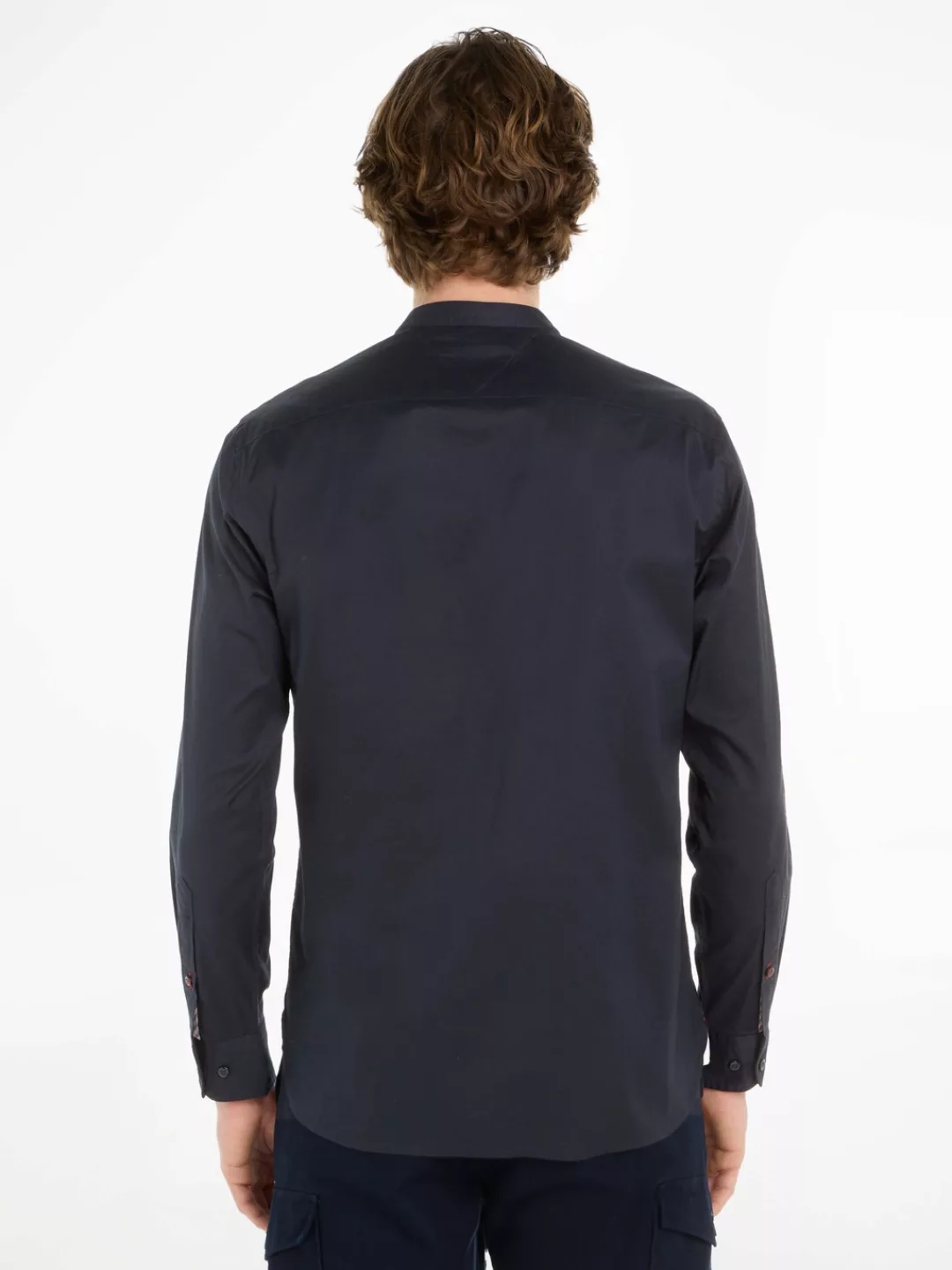 Tommy Hilfiger Langarmhemd "NATURAL SOFT FLEX MAO RF SHIRT" günstig online kaufen