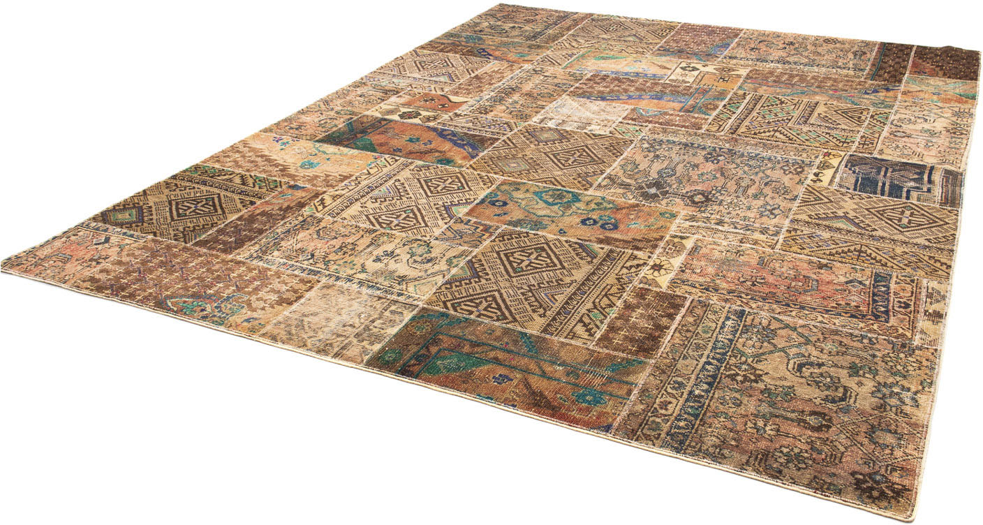 morgenland Teppich »Patchwork - 301 x 239 cm - mehrfarbig«, rechteckig, Woh günstig online kaufen