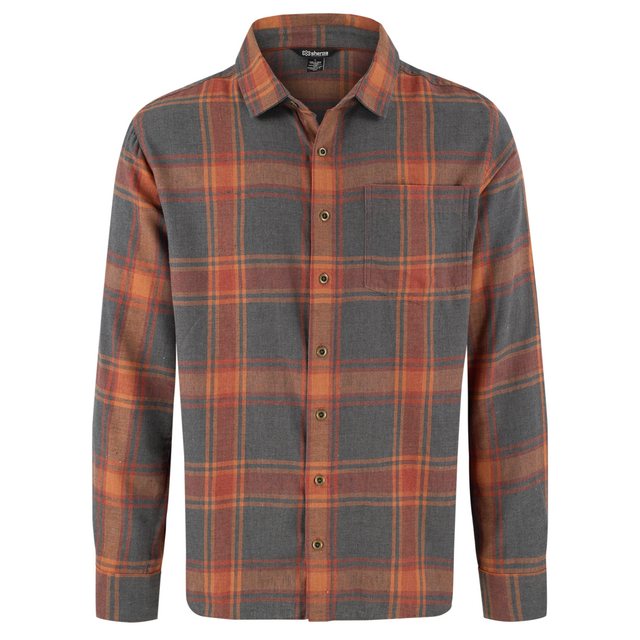 Sherpa Funktionshemd BATSA ECO L/S SHIRT CLAY RED PLAID günstig online kaufen