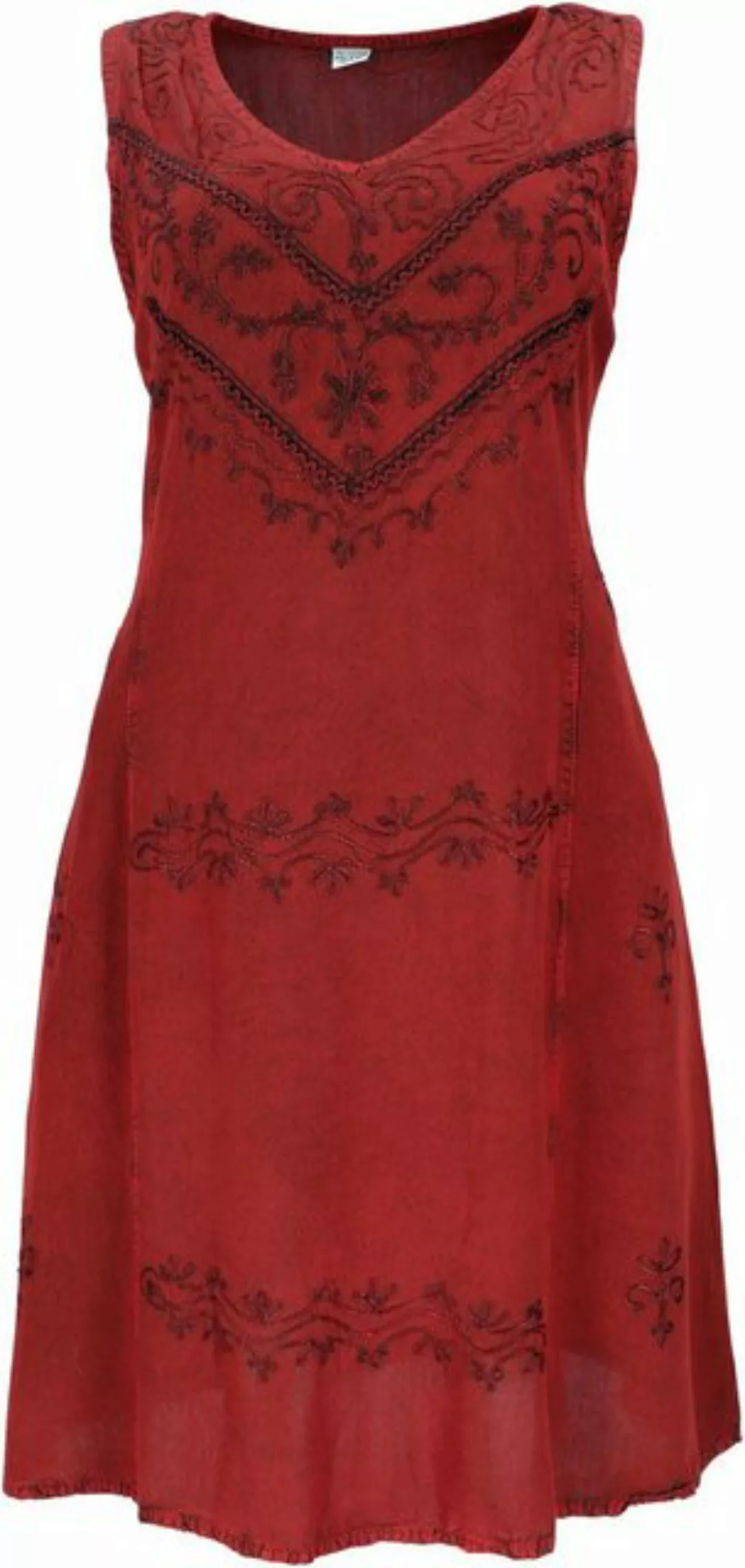 Guru-Shop Midikleid Besticktes Boho Sommerkleid, Midikleid,.. alternative B günstig online kaufen