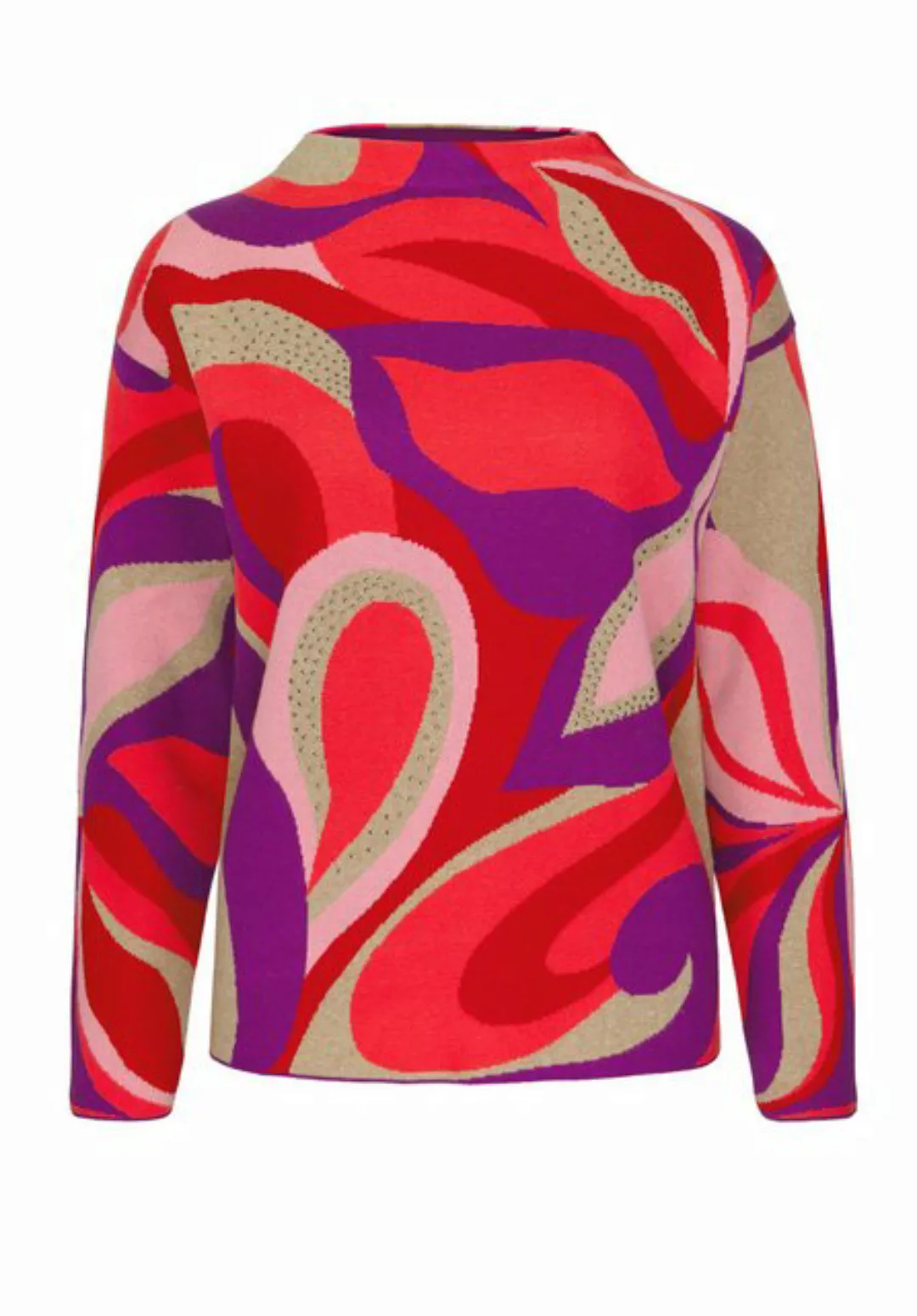 bianca Strickpullover UNDINE mit coolem farbigen Allover-Dessin günstig online kaufen