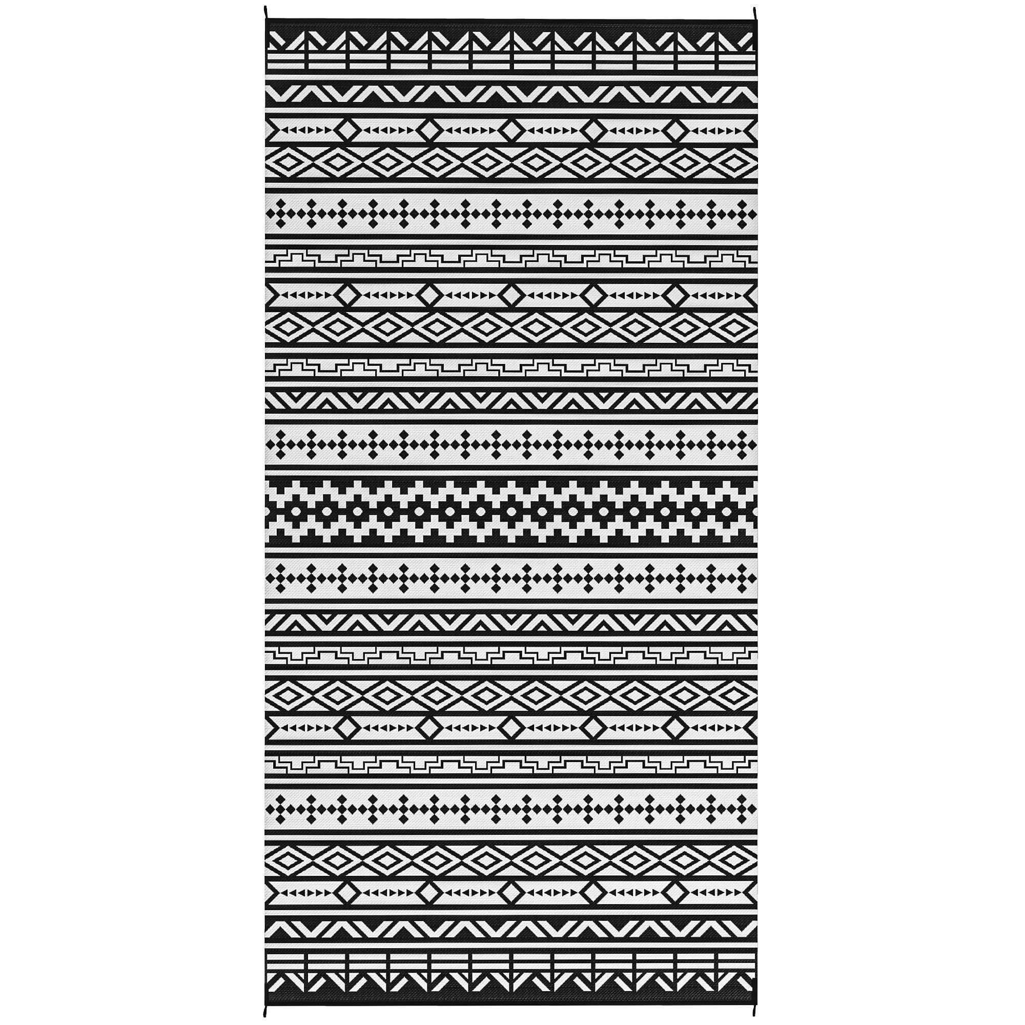 Outsunny Outdoor Teppich robuster Wetterfest Outdoorteppich, faltbar Carpet günstig online kaufen