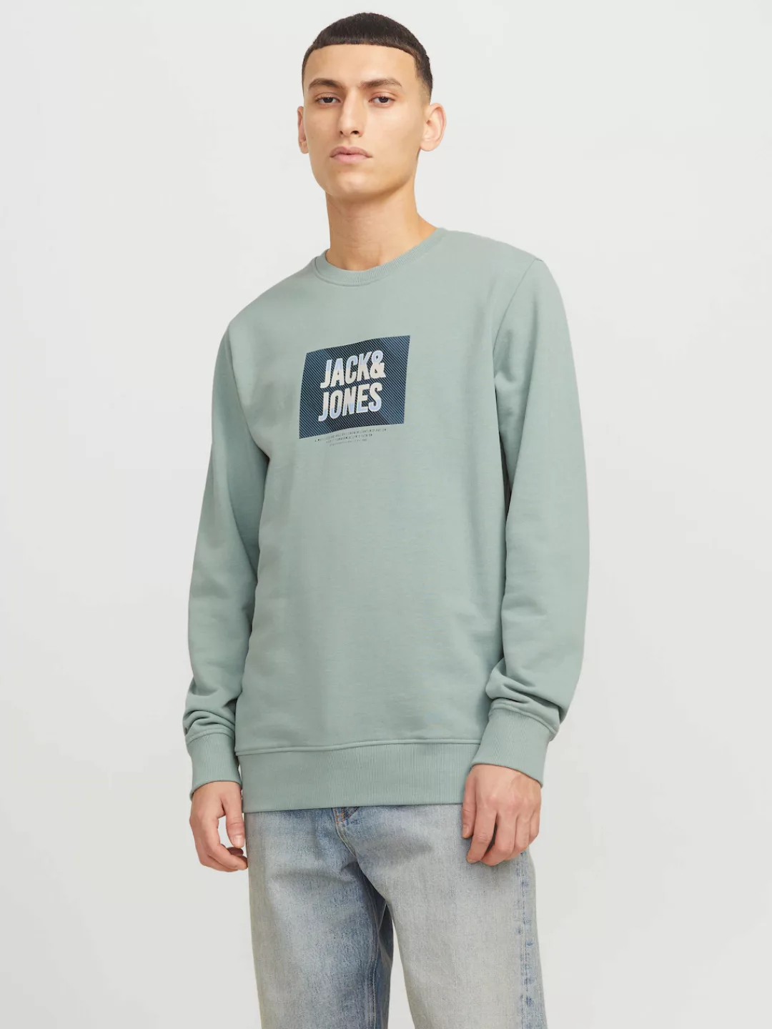 Jack & Jones Sweatshirt "JJHUDSON SWEAT CREW NECK" günstig online kaufen