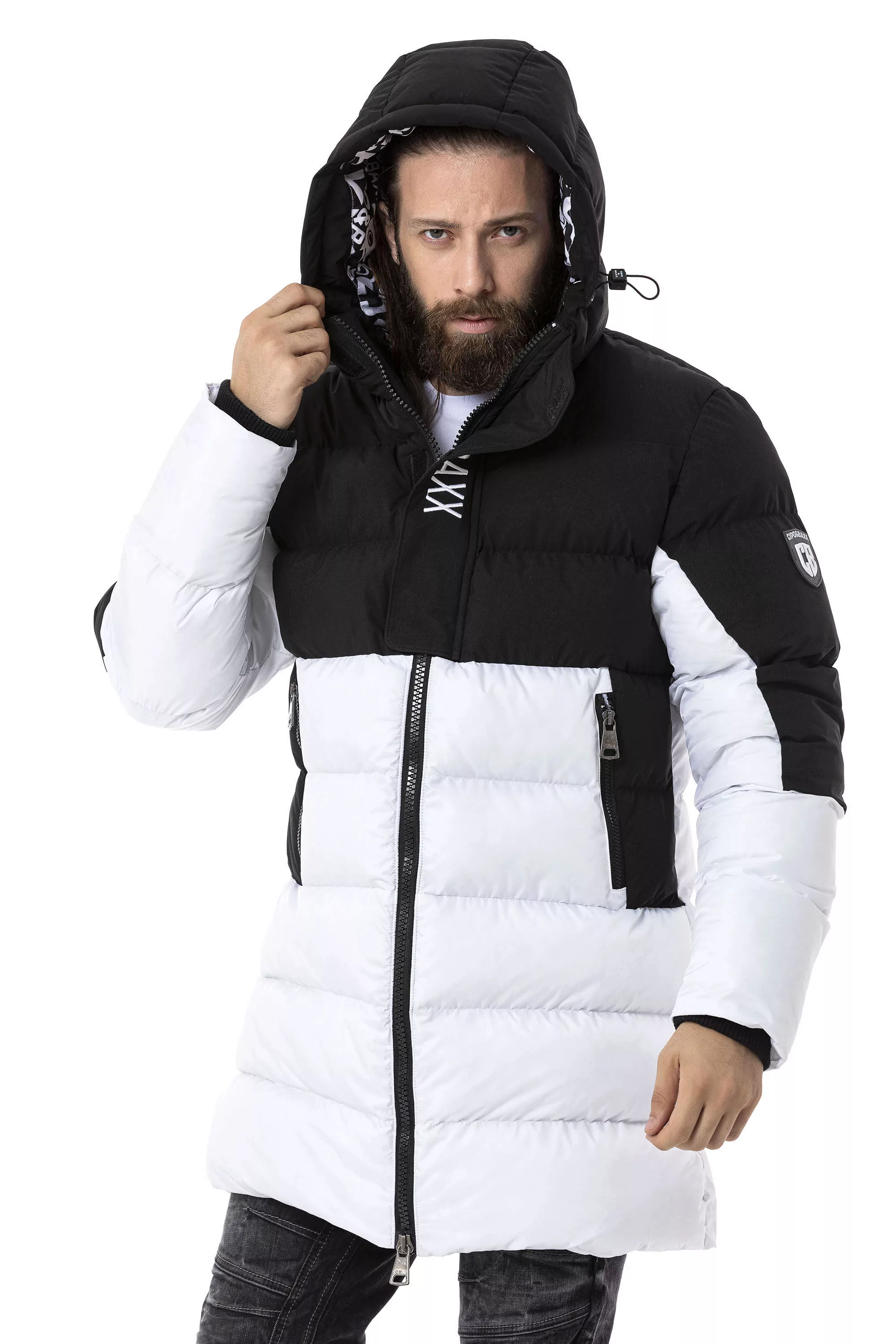 Cipo & Baxx Winterjacke "Winterjacke", mit Kapuze günstig online kaufen