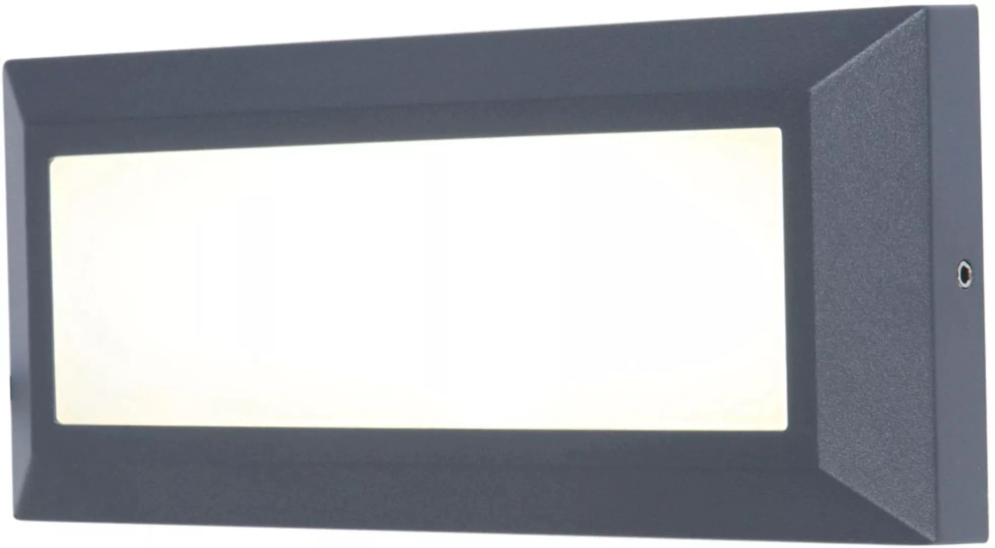 LED Außenwandleuchte Helena aus Aluminiumdruckguss in Anthrazit günstig online kaufen