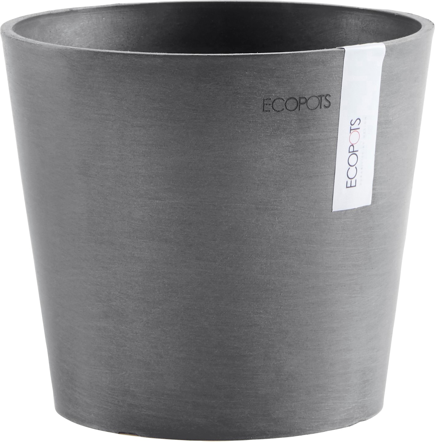 Ecopots Pflanztopf Amsterdam Ø 17 cm x 15 cm Grau günstig online kaufen