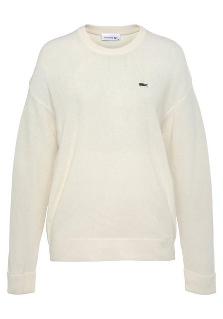 Lacoste Strickpullover (1-tlg) mit seitlichem Streifen günstig online kaufen