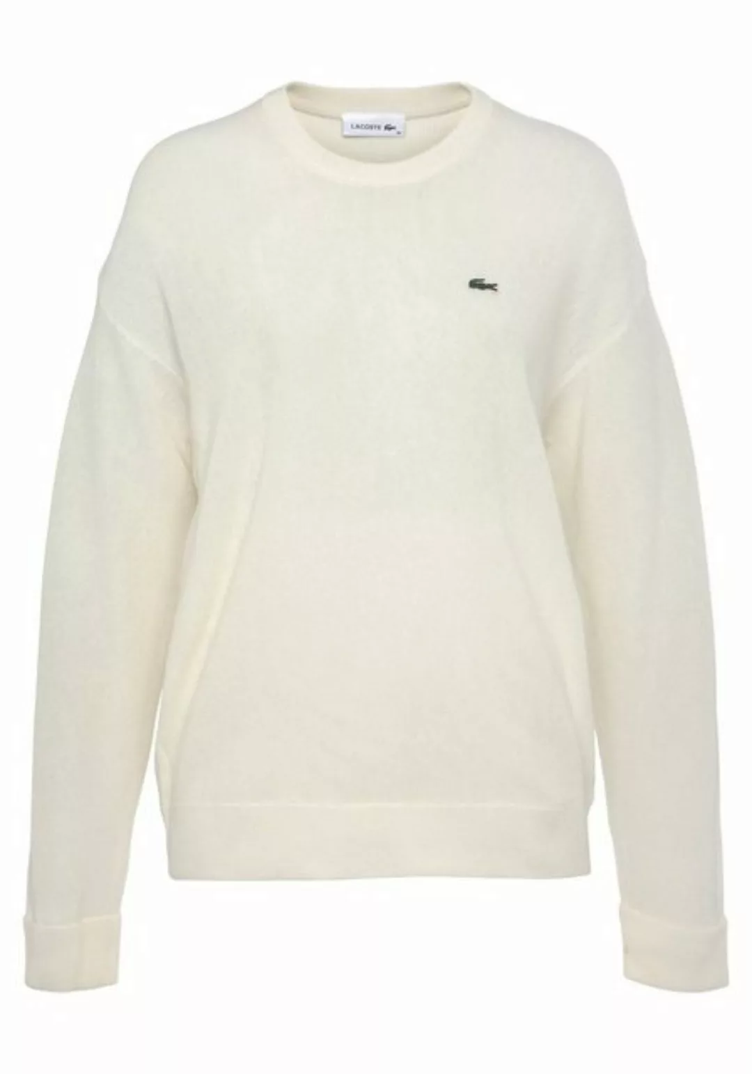 Lacoste Strickpullover (1-tlg) mit seitlichem Streifen günstig online kaufen