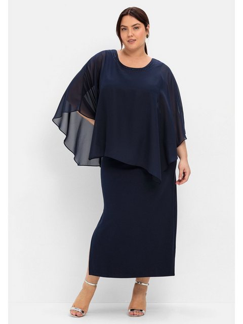 Sheego Abendkleid Große Größen im Lagenlook günstig online kaufen