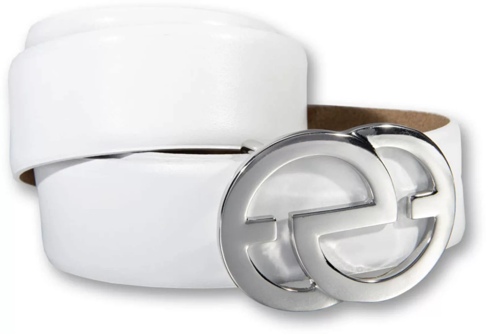 Silbergift Koppelgürtel, Markante, elegante Druckschließe günstig online kaufen