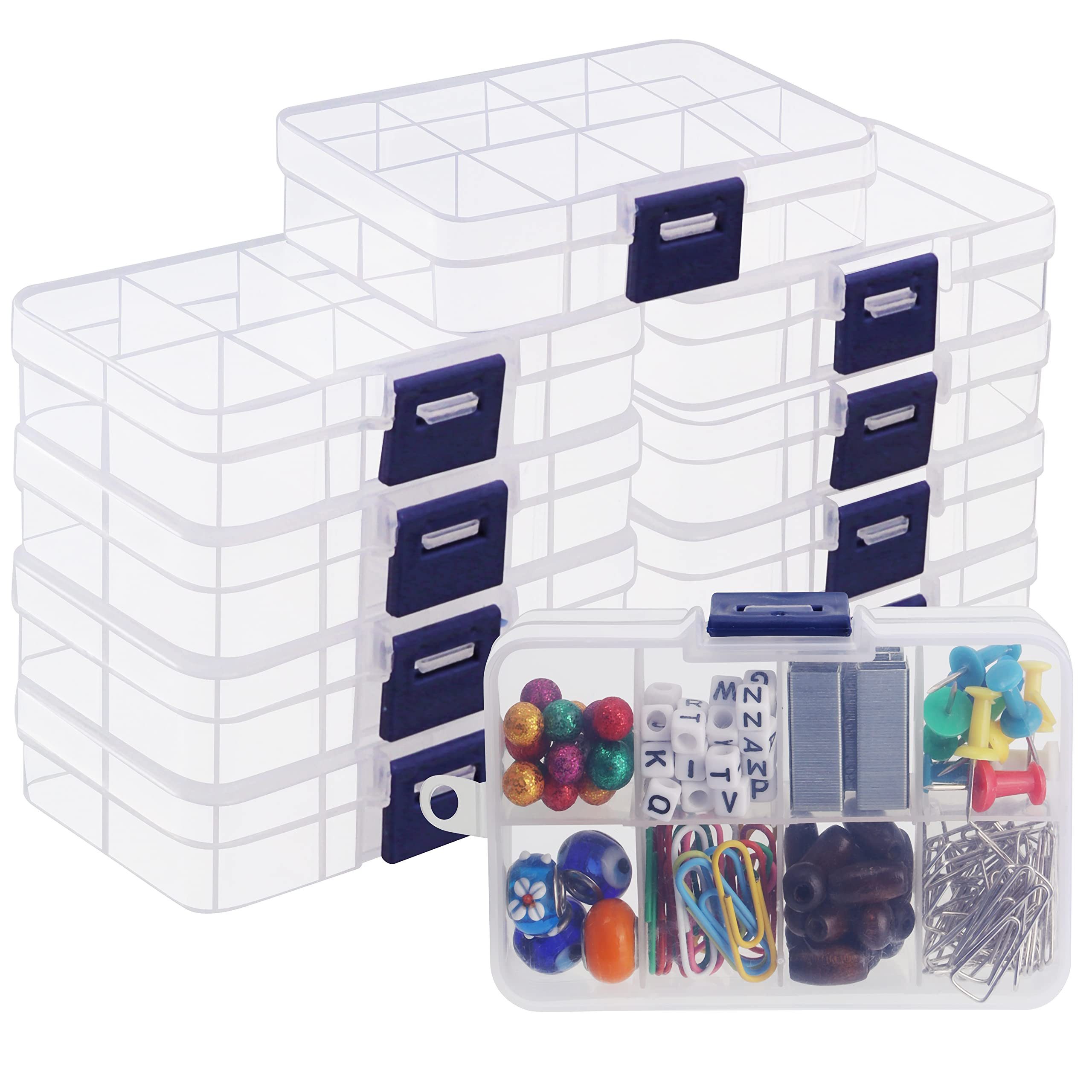 Belle Vous Aufbewahrungsbox Transparente Sortierboxen (10er günstig online kaufen
