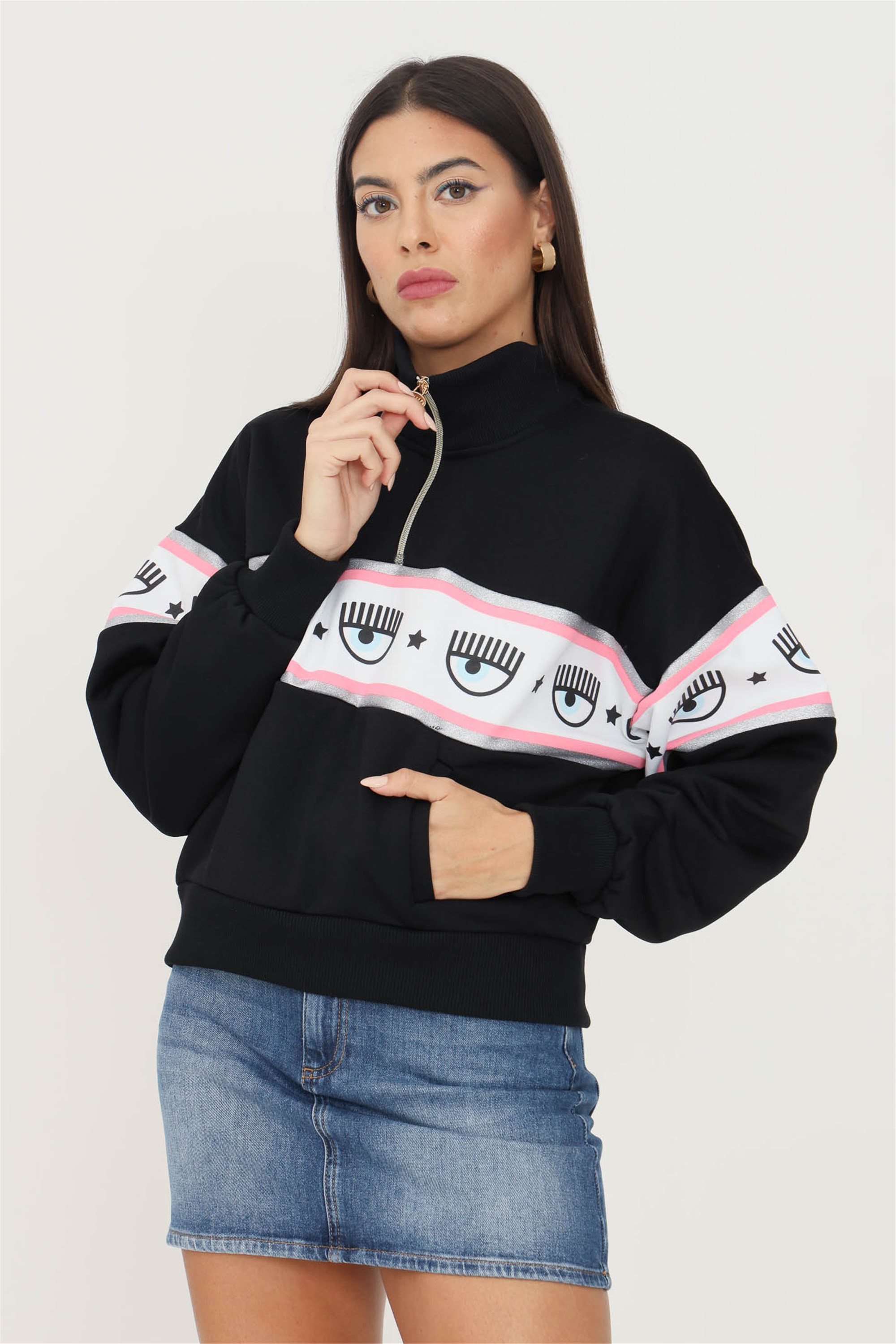 CHIARA FERRAGNI Sweatshirts Unisex schwarz günstig online kaufen