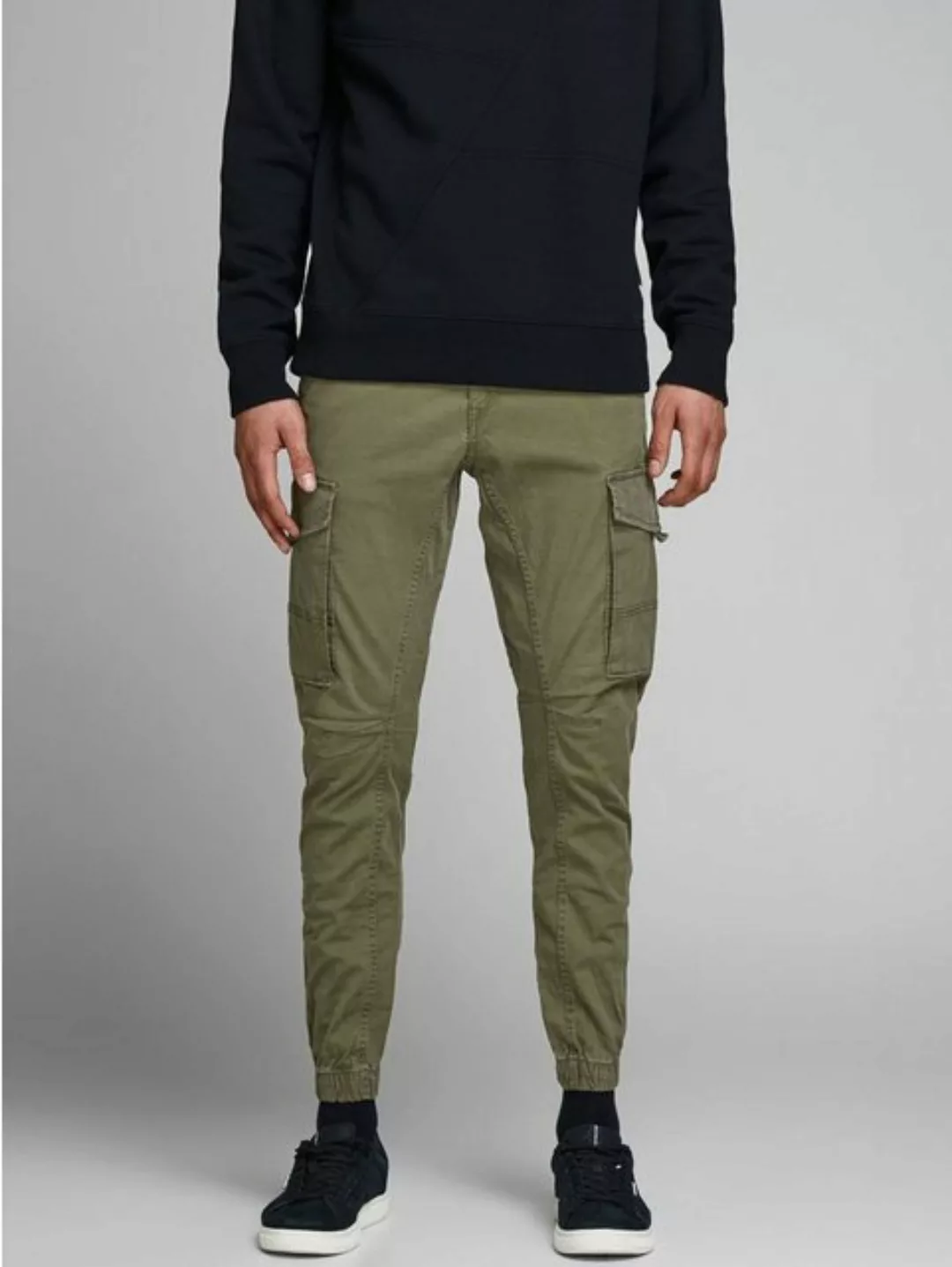 Jack & Jones Herren Cargohose JJIPAUL JJFLAKE AKM 542 Grün - Olive Night günstig online kaufen