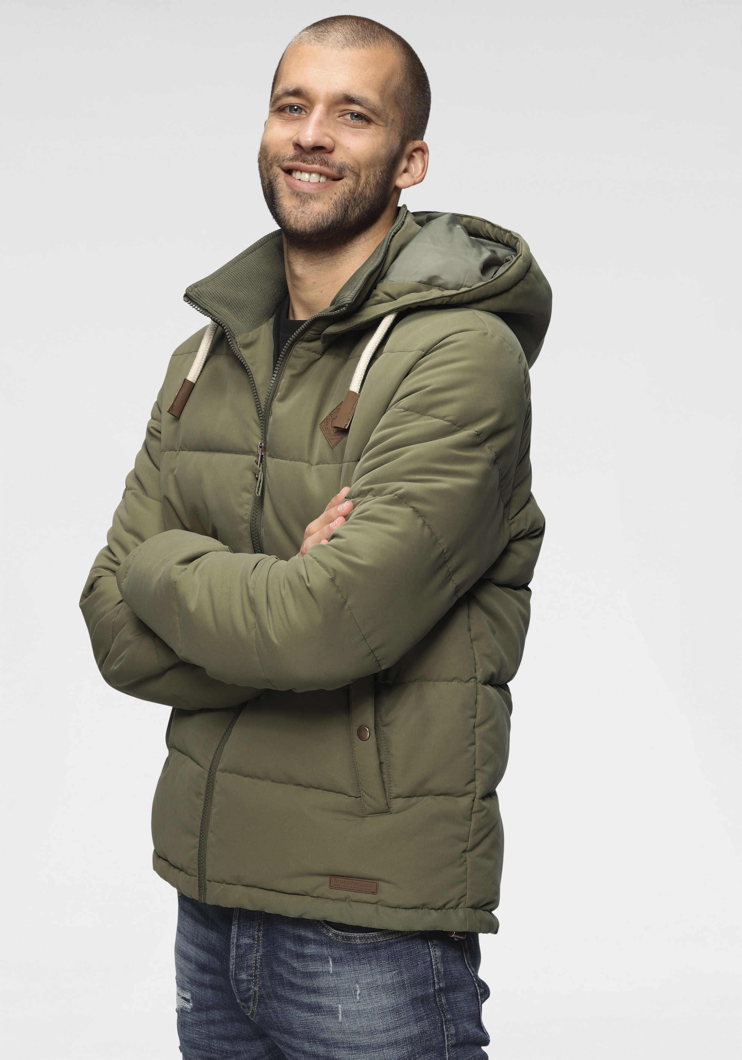 Bruno Banani Steppjacke, mit Kapuze, leicht, wasserabweisend, modischer Sti günstig online kaufen