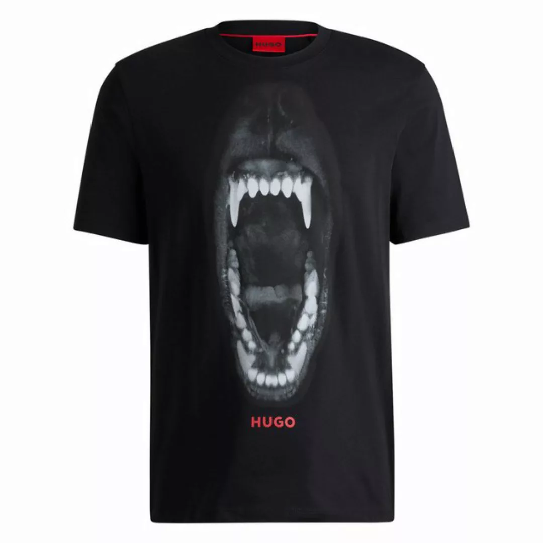 HUGO T-Shirt Herren T-Shirt - Dayaking, Rundhals, Motiv-Print günstig online kaufen