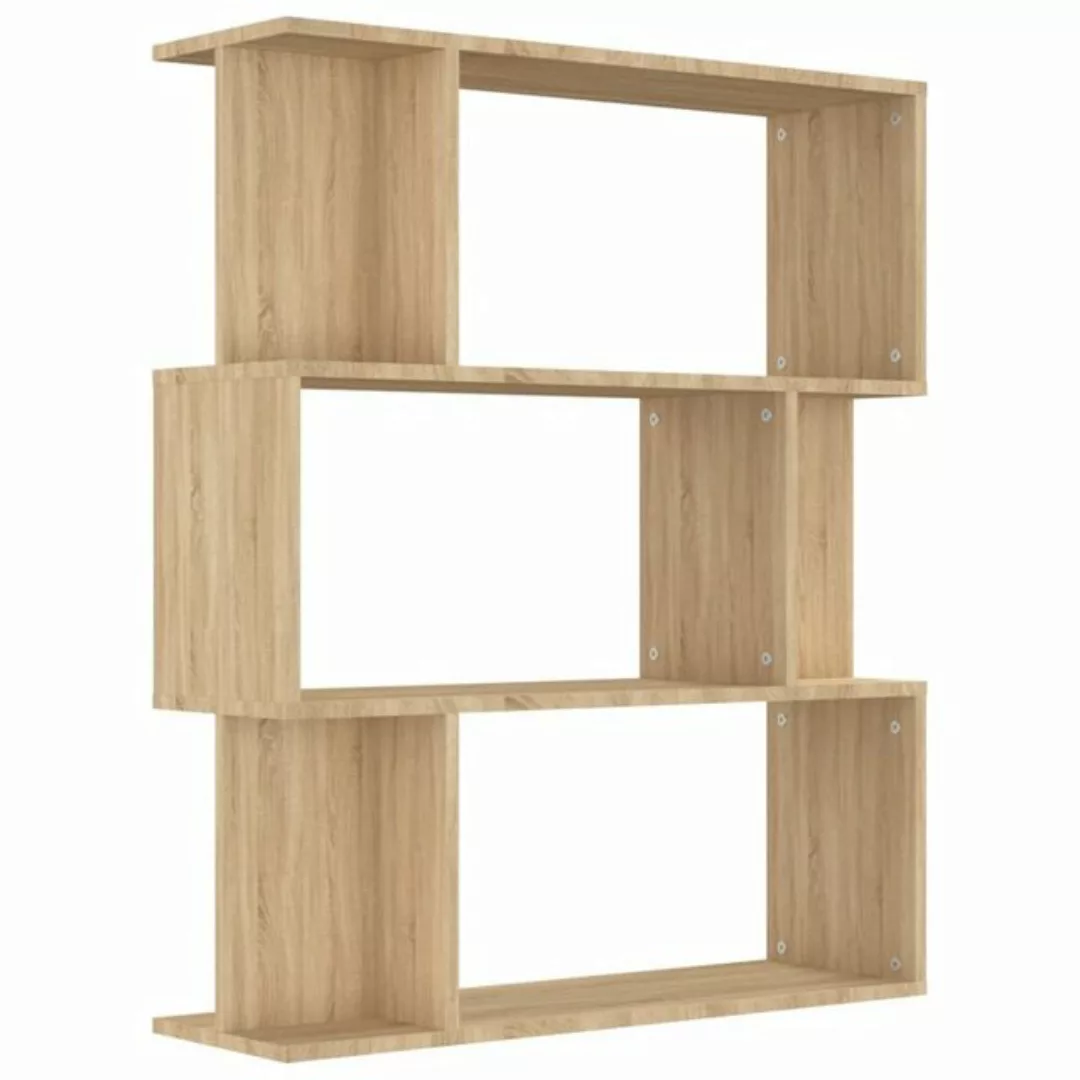 furnicato Bücherregal Bücherregal/Raumteiler Sonoma-Eiche 80x24x96 cm Holzw günstig online kaufen