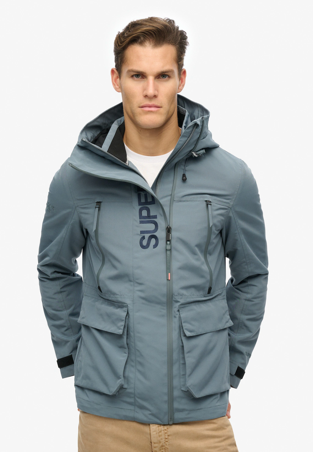 Superdry Outdoorjacke "HOOD ULTIMATE EMB WINDBREAKER", mit Kapuze günstig online kaufen