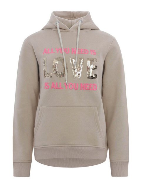 Zwillingsherz Sweatshirt Love is all you need (1-tlg) Pailletten, Stickerei günstig online kaufen