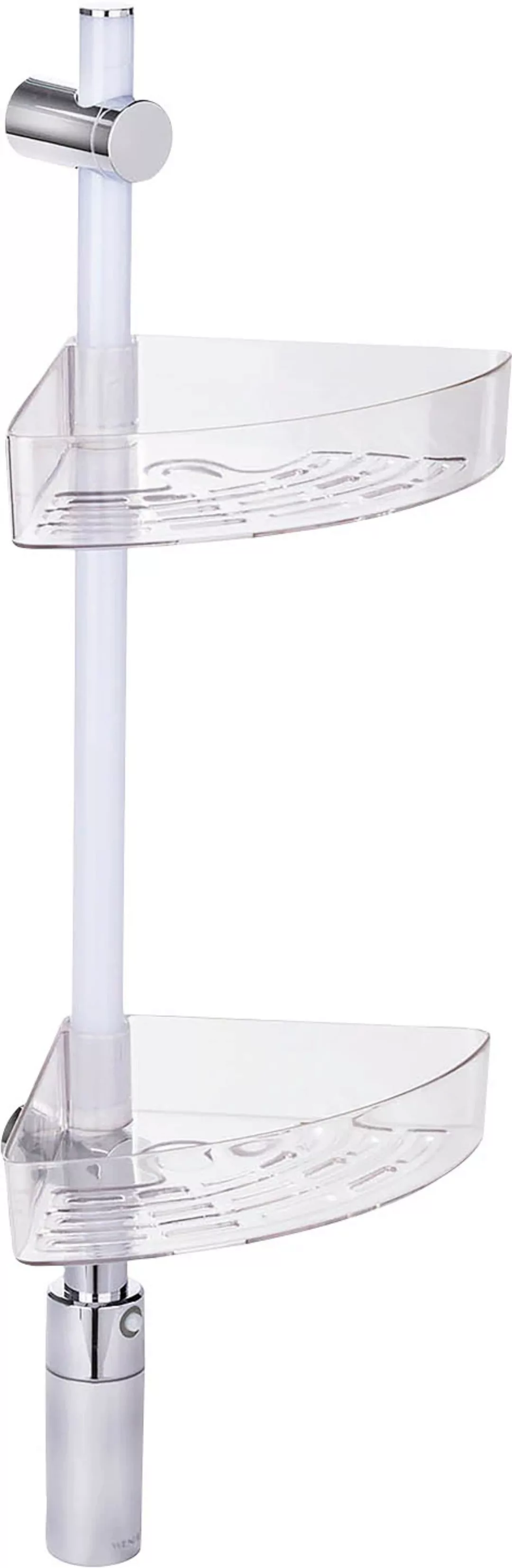 WENKO Duschregal "LED Duscheckregal", 74 cm, LED-Duschstange mit Bewegungsm günstig online kaufen
