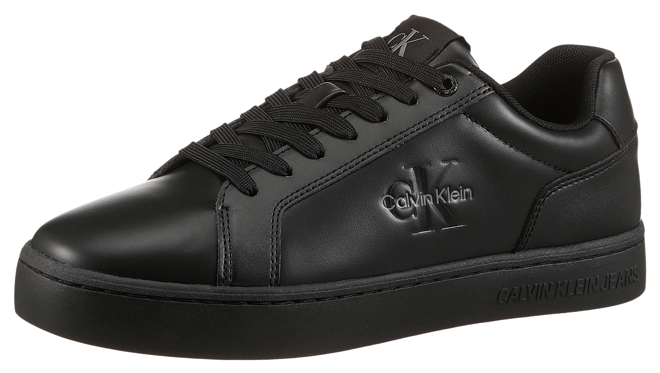 Calvin Klein Jeans Sneaker "CLASSIC CUPSOLE MONO LTH", Freizeitsneaker, Hal günstig online kaufen