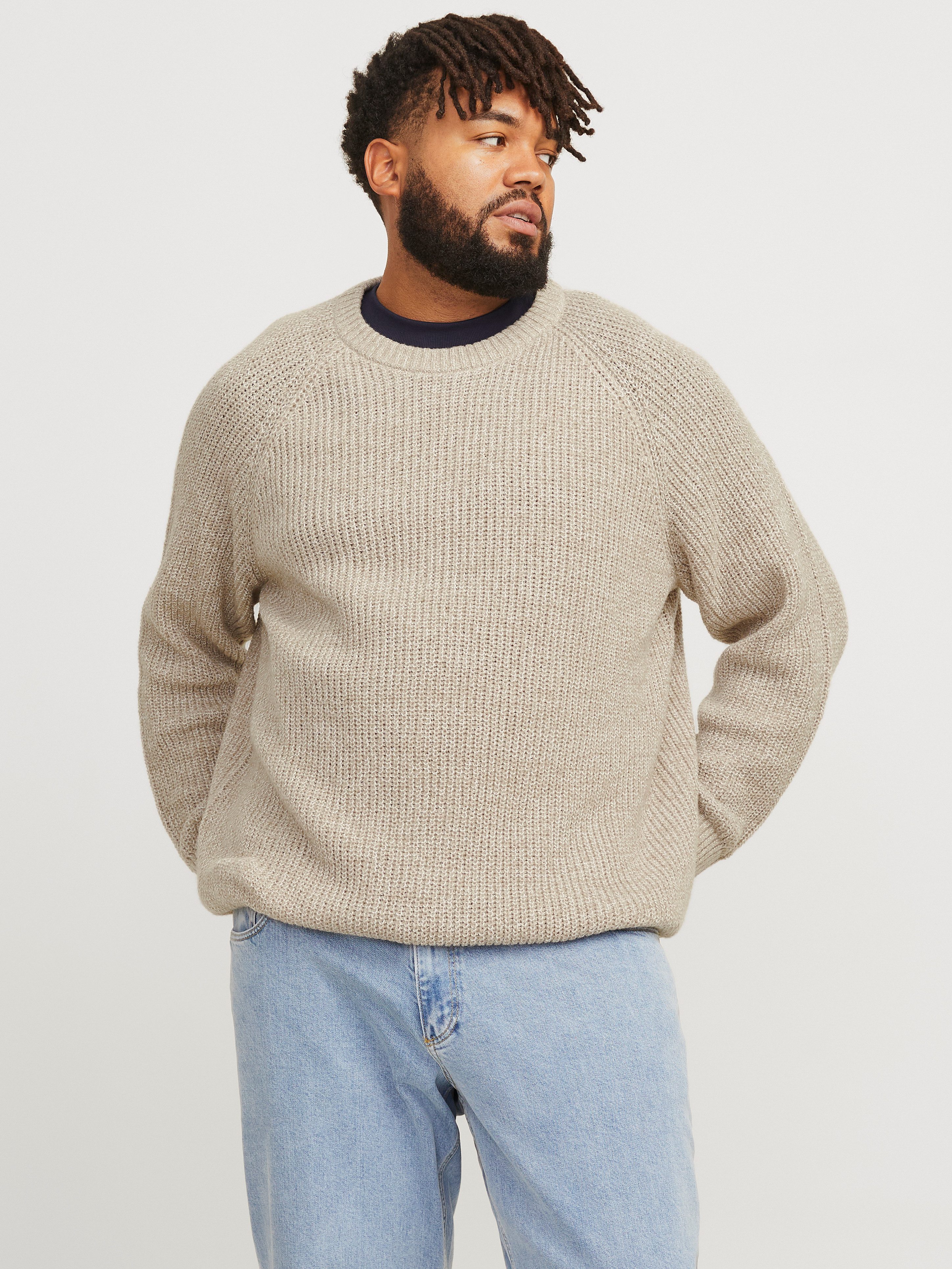 Jack & Jones PlusSize Rundhalspullover JJJONES günstig online kaufen