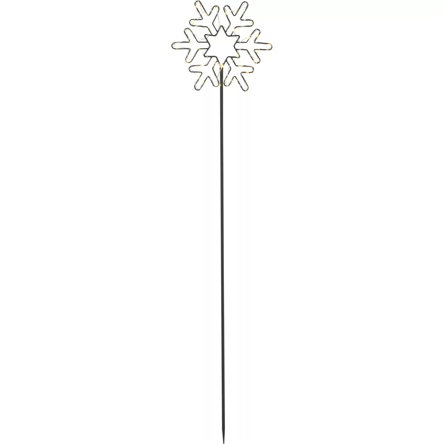 LED-Gartenstecker Schneeflocke 118,5 cm x 27 cm x 0,8 cm günstig online kaufen