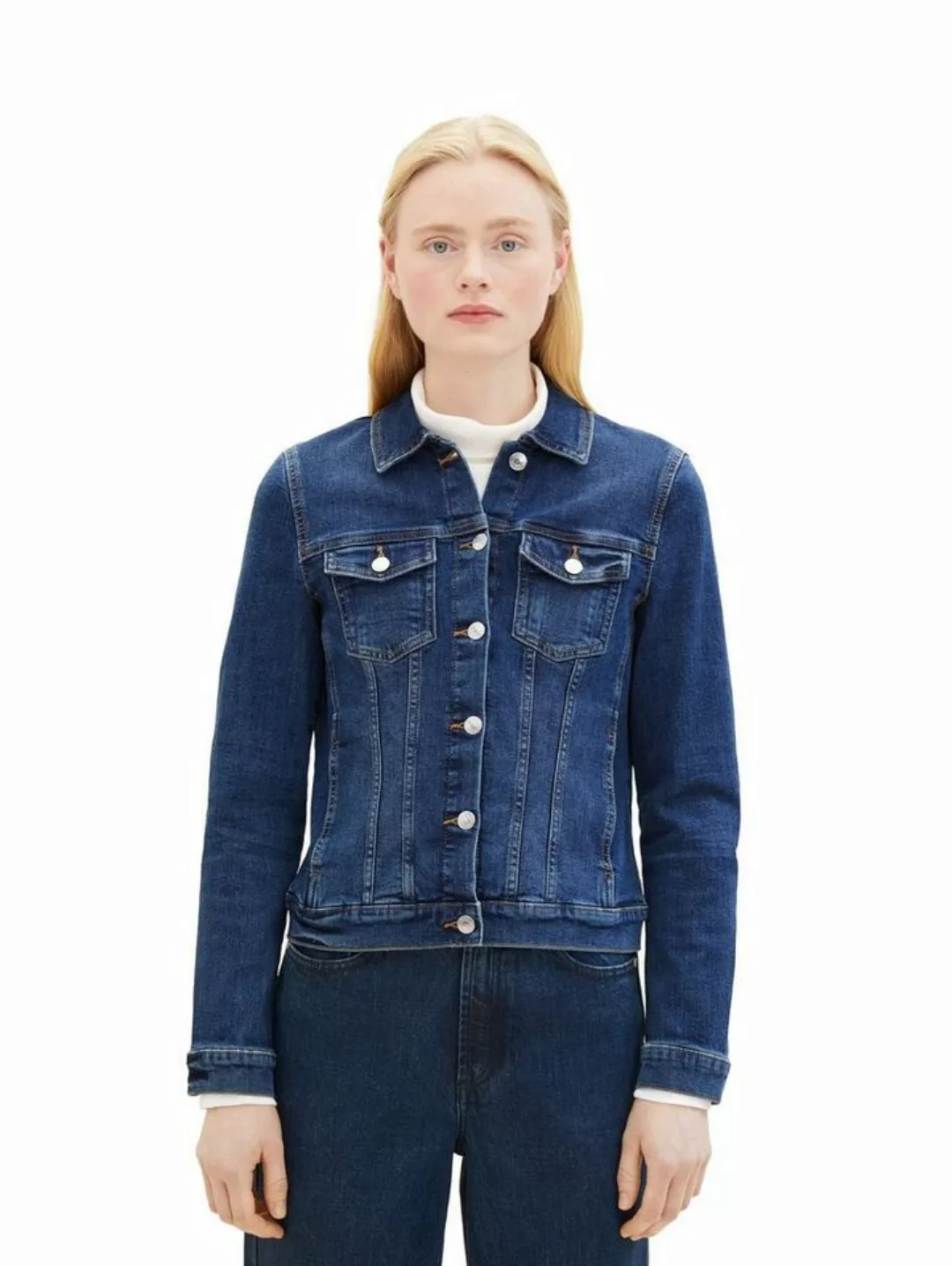 TOM TAILOR Denim Outdoorjacke EASY DENIM JACKET mit Stretch günstig online kaufen