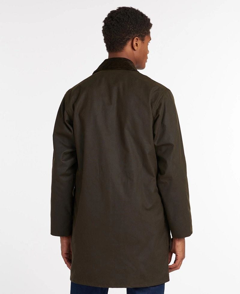 Barbour Northumbria Wachsjacke Grün - Größe 48 günstig online kaufen