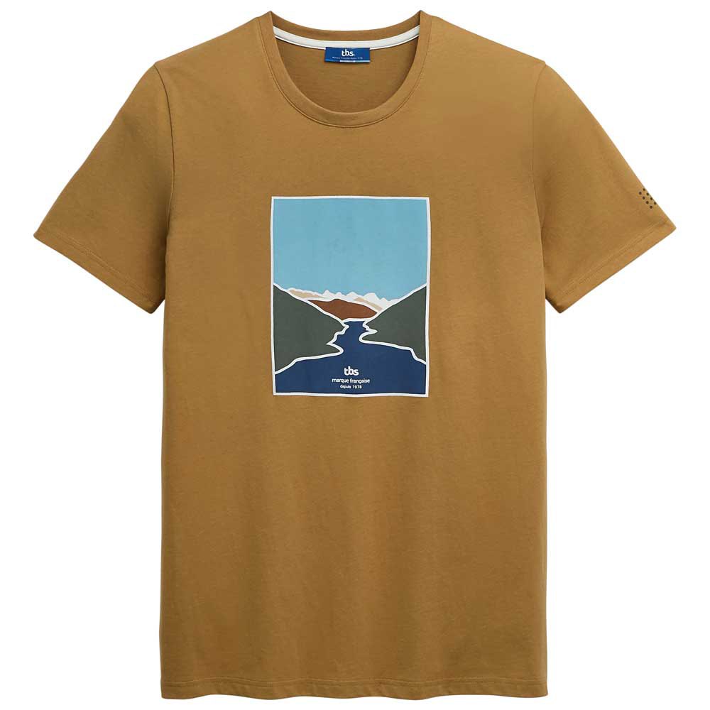 Tbs Landstee Kurzarm Rundhals T-shirt XL Yellow günstig online kaufen