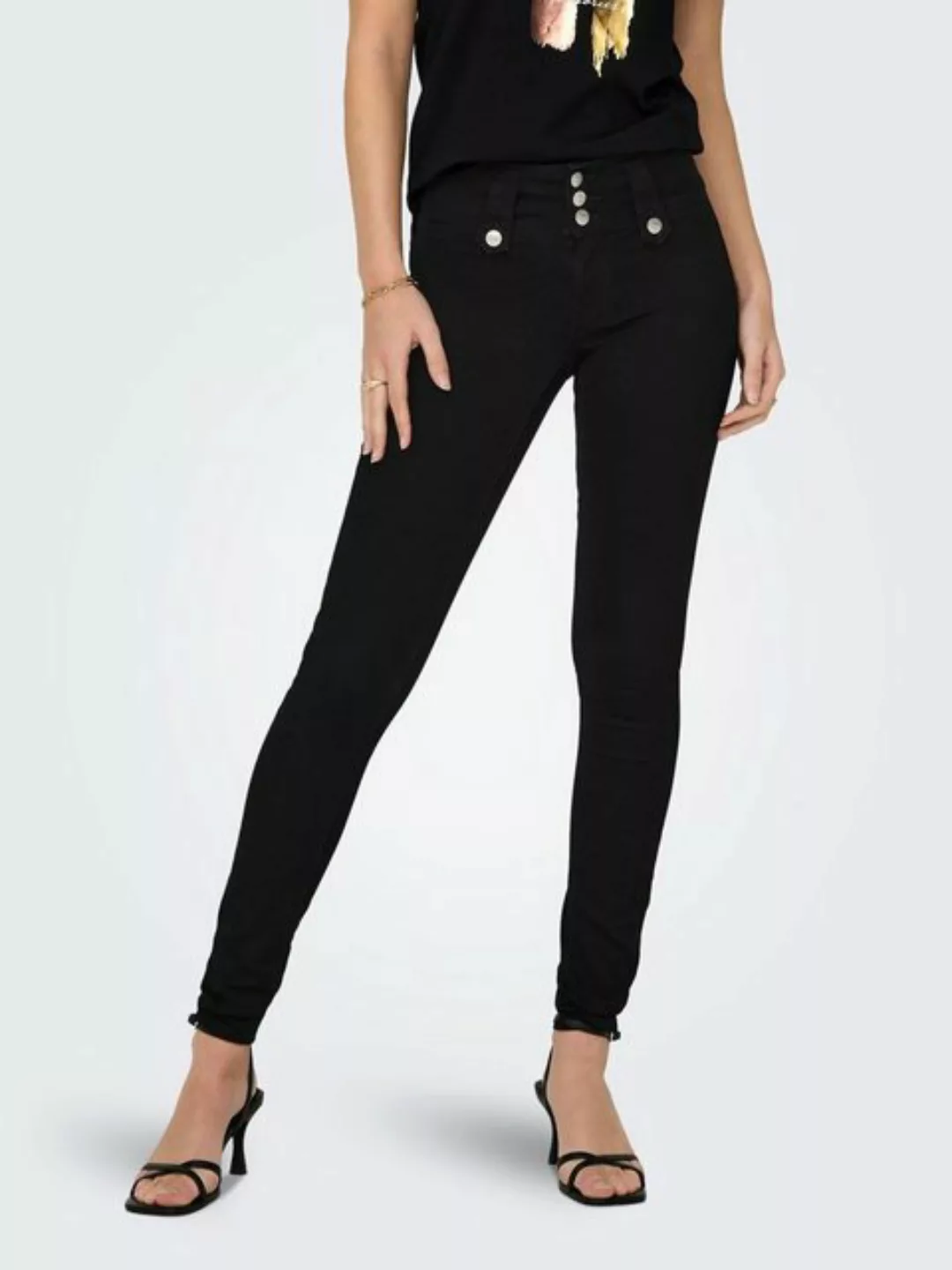 ONLY Skinny-fit-Jeans ONLROYAL REG SK VIS BUT DET DNM PIM günstig online kaufen