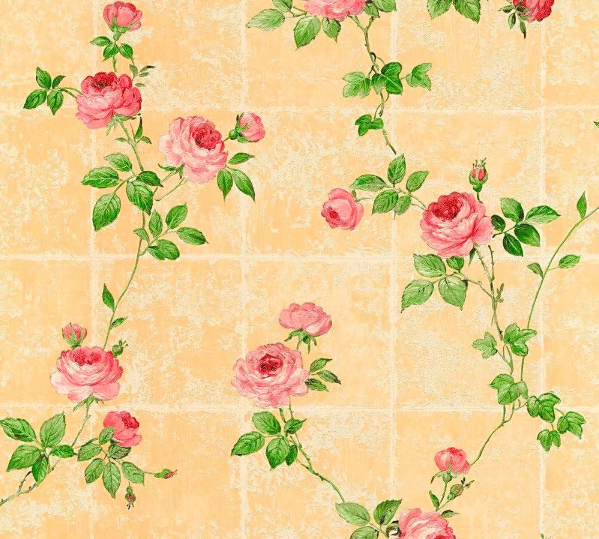 living walls Vliestapete »Château«, floral-geblümt, Floral Tapete Blumen Ta günstig online kaufen