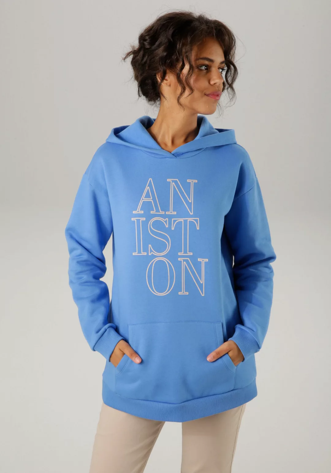 Aniston CASUAL Sweatshirt, mit Kapuze - NEUE KOLLEKTION günstig online kaufen