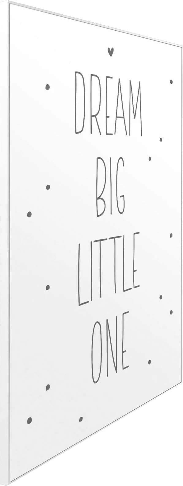 Reinders Wandbild "Slim Frame White 50x70 Dream Big Little One" günstig online kaufen