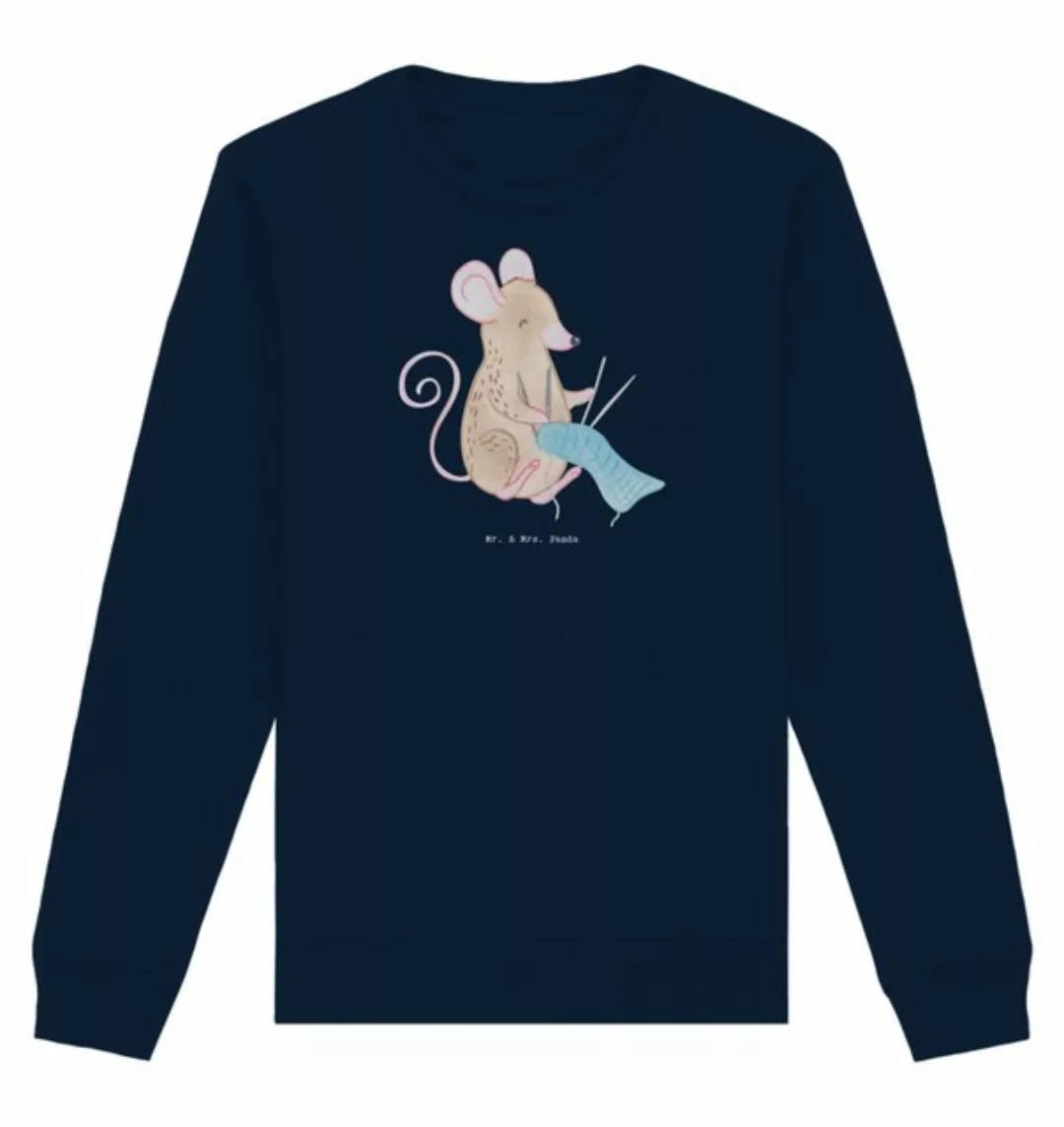 Mr. & Mrs. Panda Longpullover Größe S Maus Stricken - French Navy - Geschen günstig online kaufen