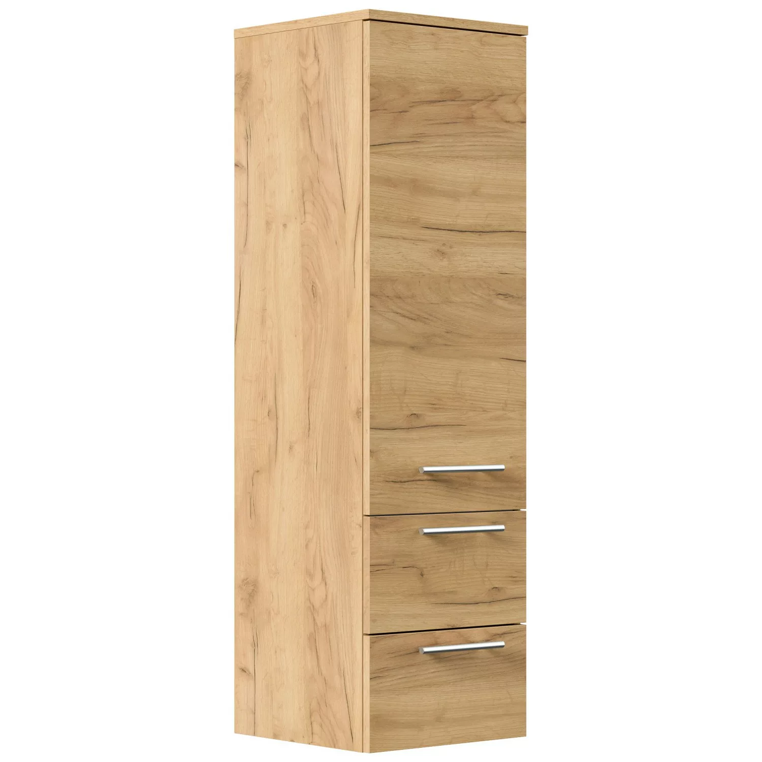 Posseik Hochschrank mit Glaseinlagen 120 cm Eiche Gold günstig online kaufen