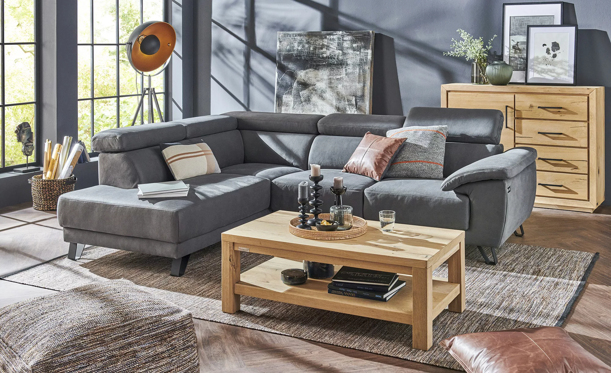 Gray & Jones Couchtisch  Black Coast One ¦ holzfarben ¦ Maße (cm): B: 60 H: günstig online kaufen