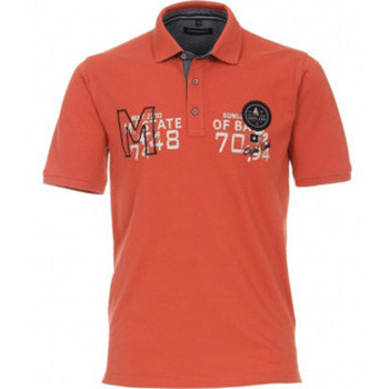 Venti  Poloshirt Rundhals T-Shirt für Herren in rot günstig online kaufen