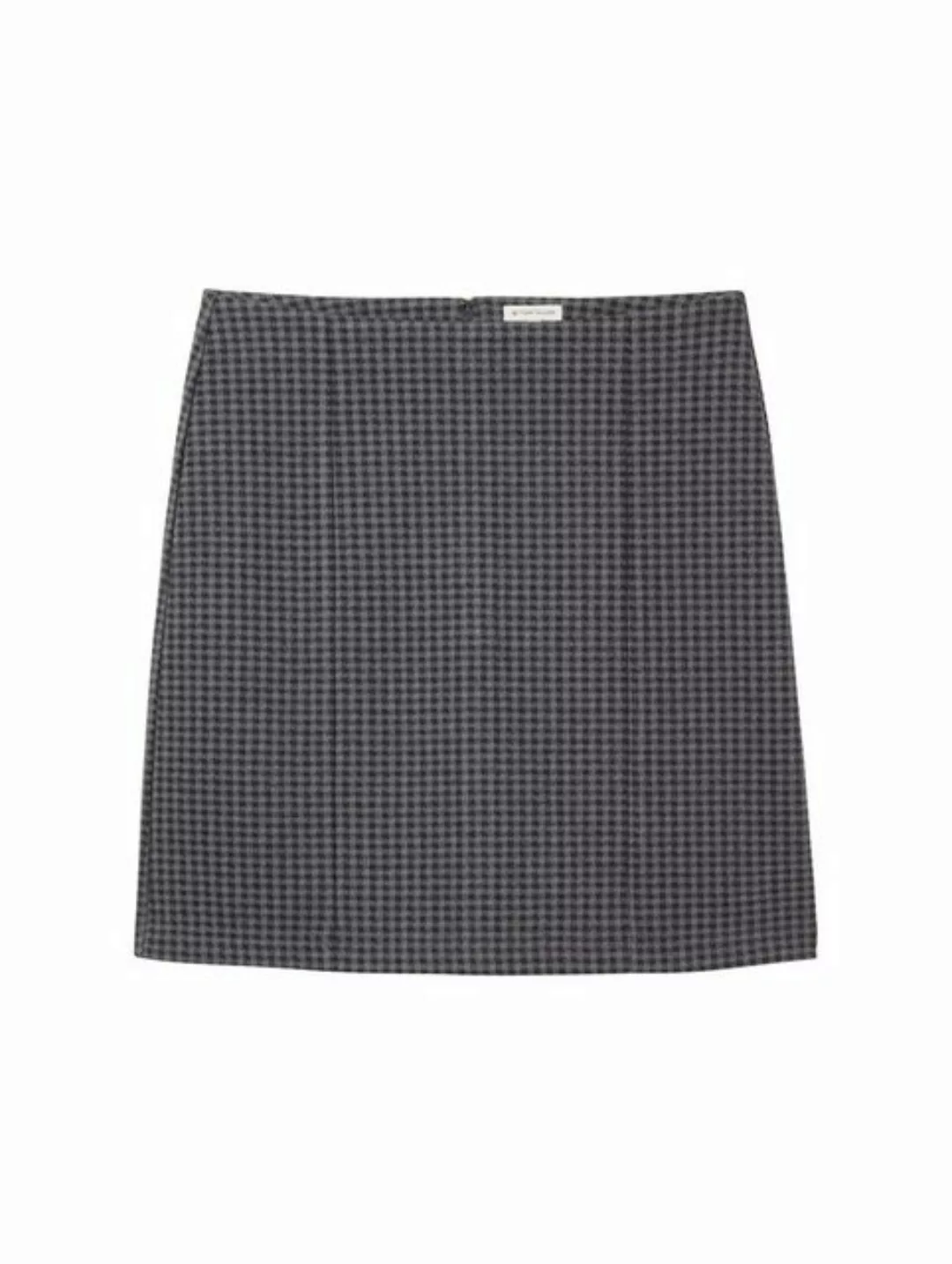 TOM TAILOR Sommerrock Karierter High Waist Rock günstig online kaufen