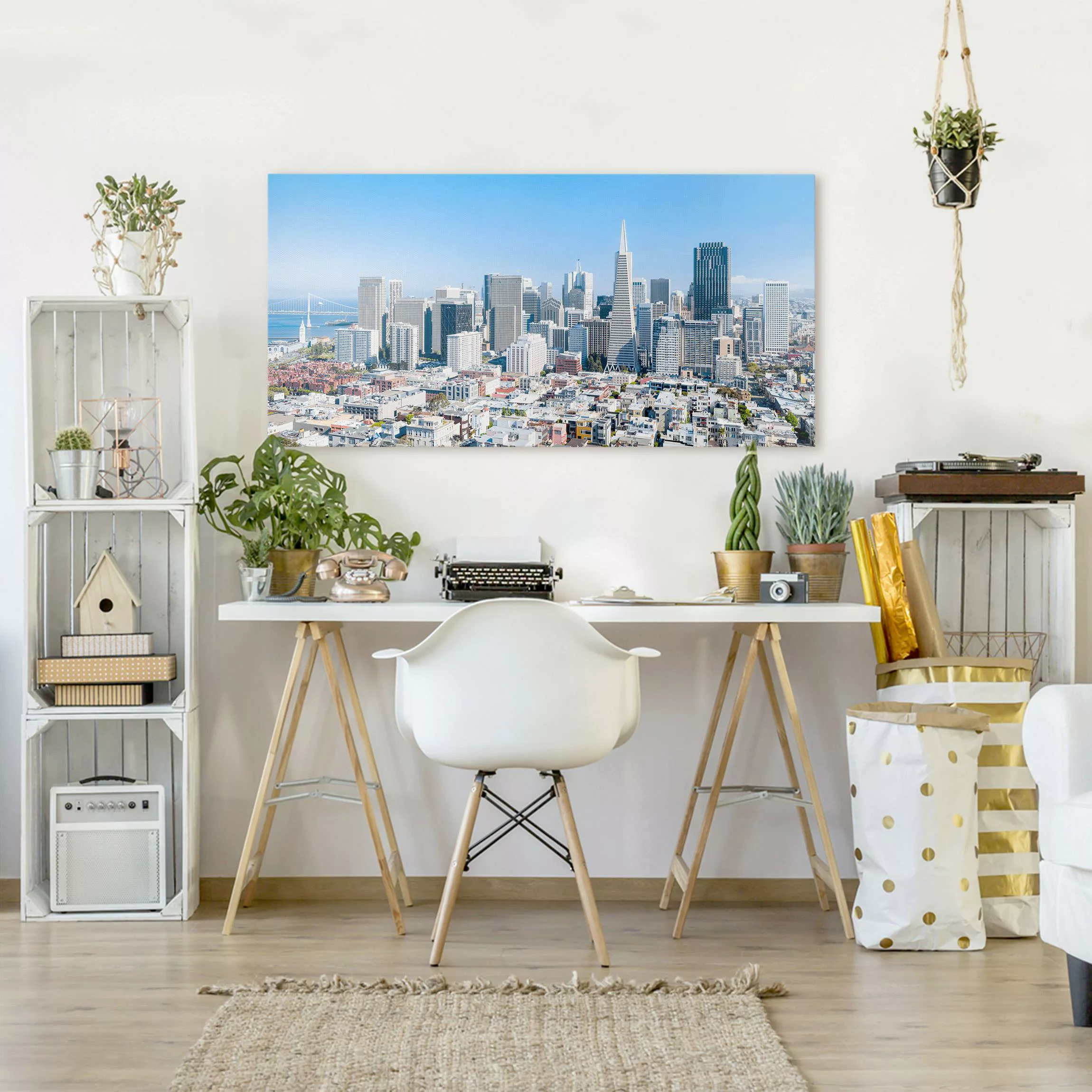 Leinwandbild San Francisco Skyline günstig online kaufen