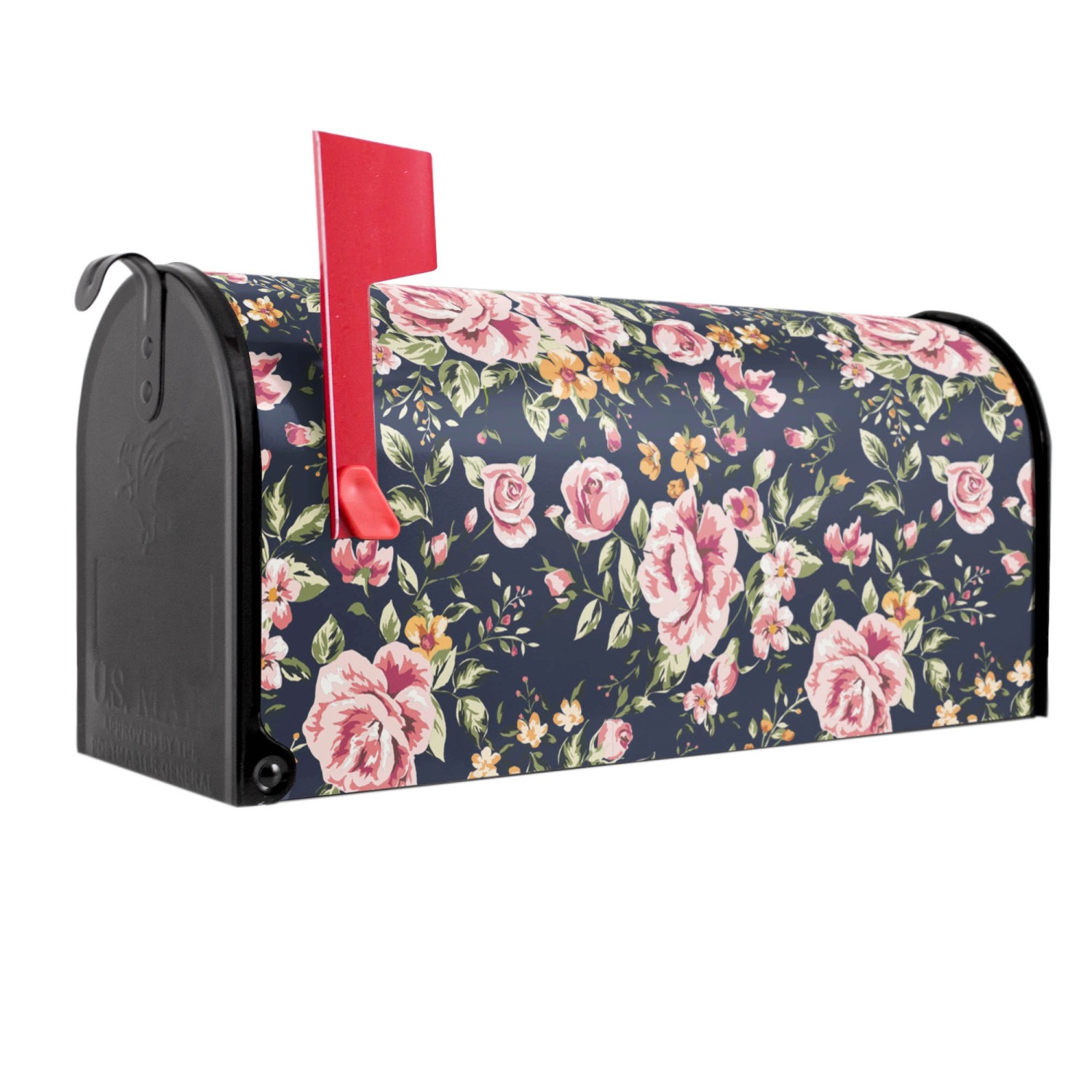 Banjado Amerikanischer Briefkasten Schwarz 48x22x16cm US Mailbox Letterbox günstig online kaufen