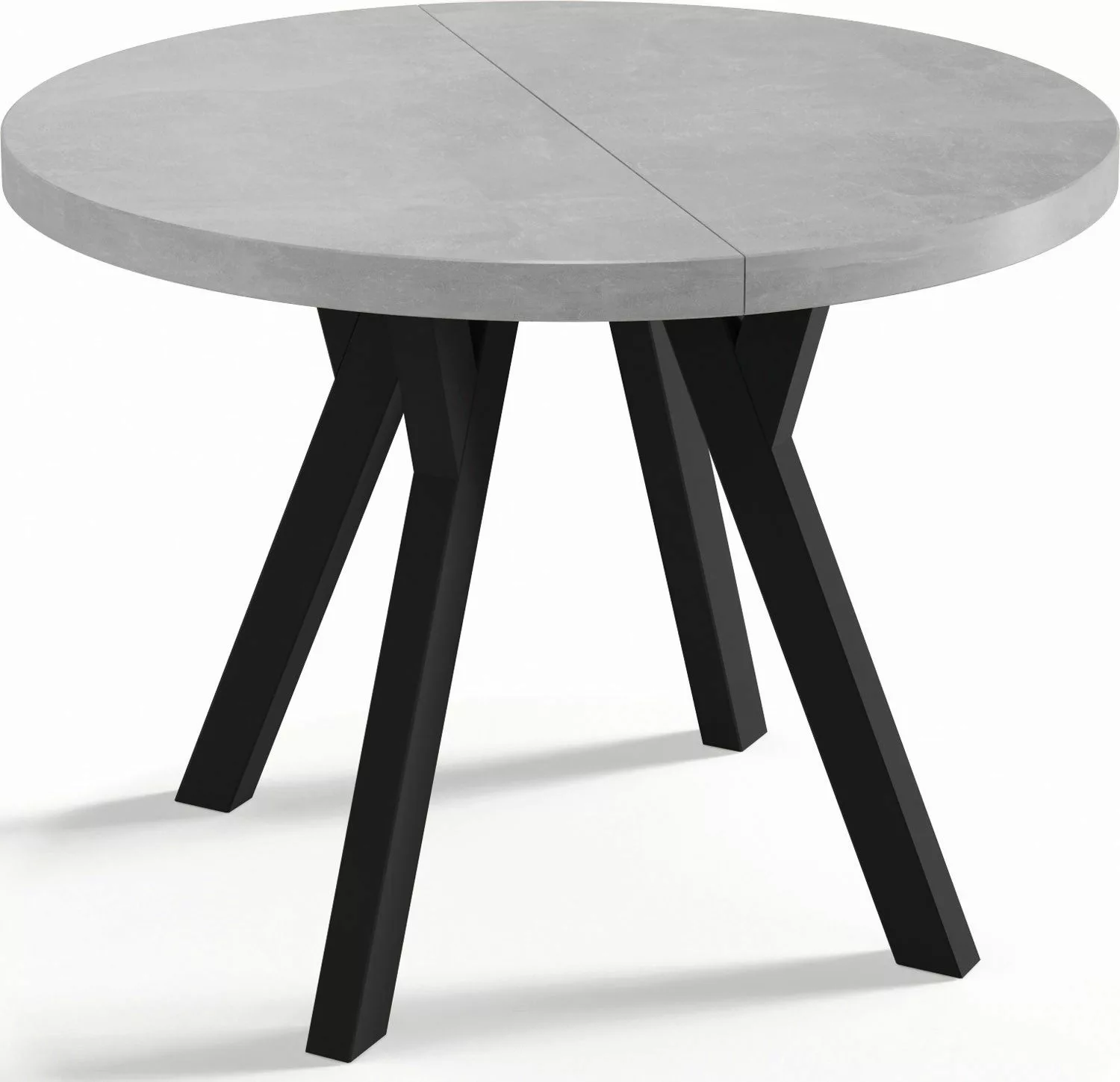 WFL GROUP Esstisch Twixy (Ausziehbarer runder günstig online kaufen