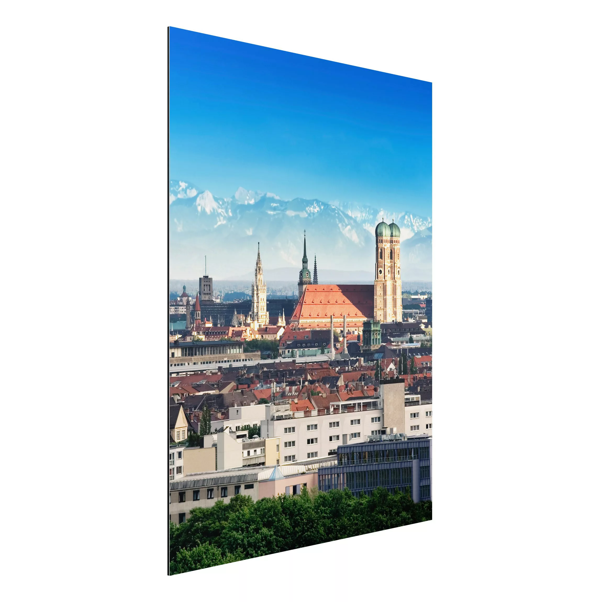 Alu-Dibond Bild Architekur & Skyline - Hochformat 3:4 München günstig online kaufen