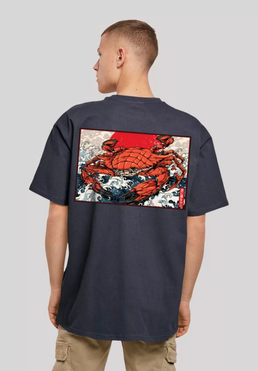 F4NT4STIC T-Shirt "Crab Kanji Japan", Print günstig online kaufen