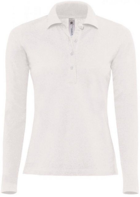 B&C Langarm-Poloshirt Poloshirt Safran Pure Longsleeve / Women günstig online kaufen