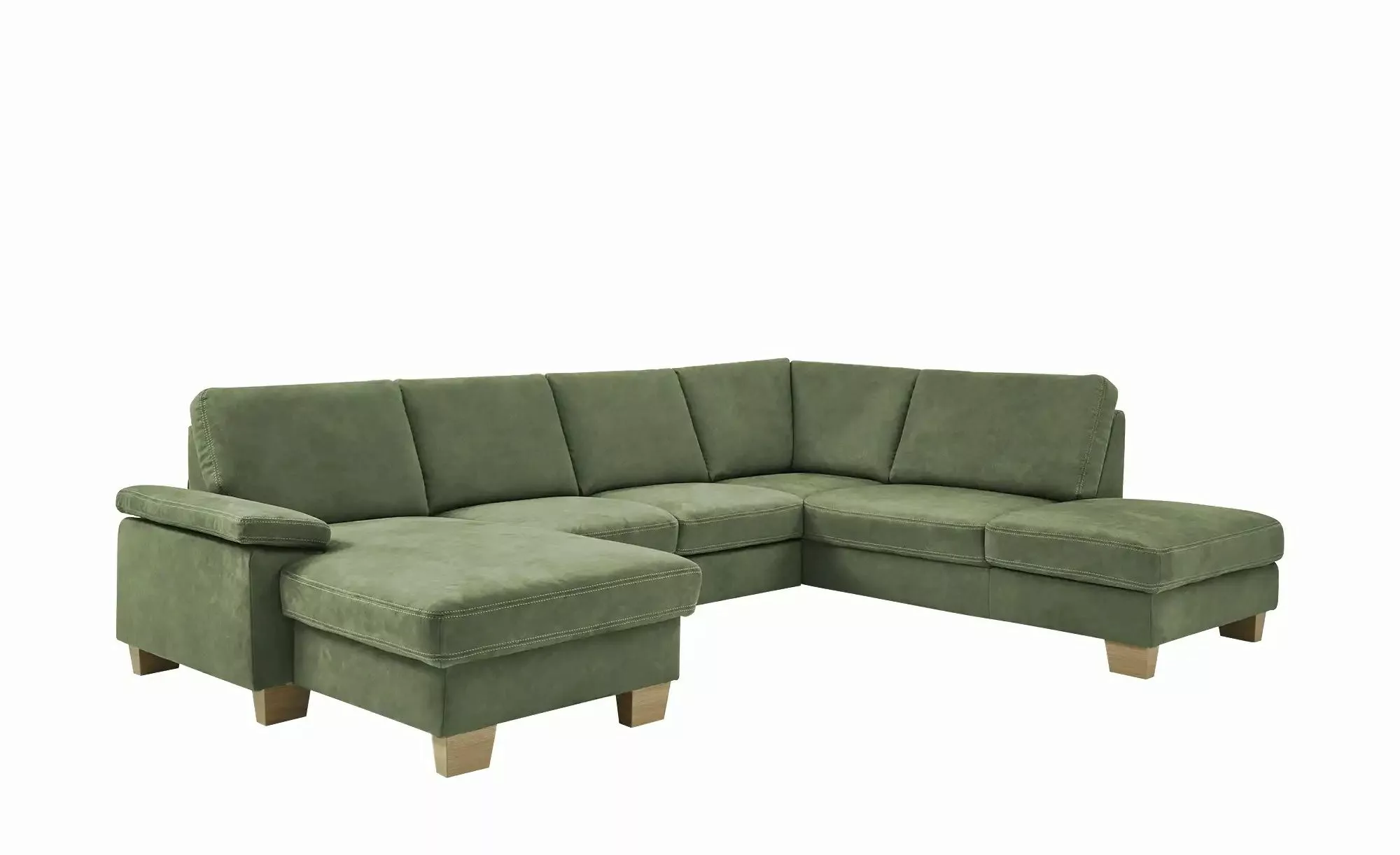 meinSofa Wohnlandschaft  Samu ¦ grün ¦ Maße (cm): B: 316 H: 90 T: 235 Polst günstig online kaufen