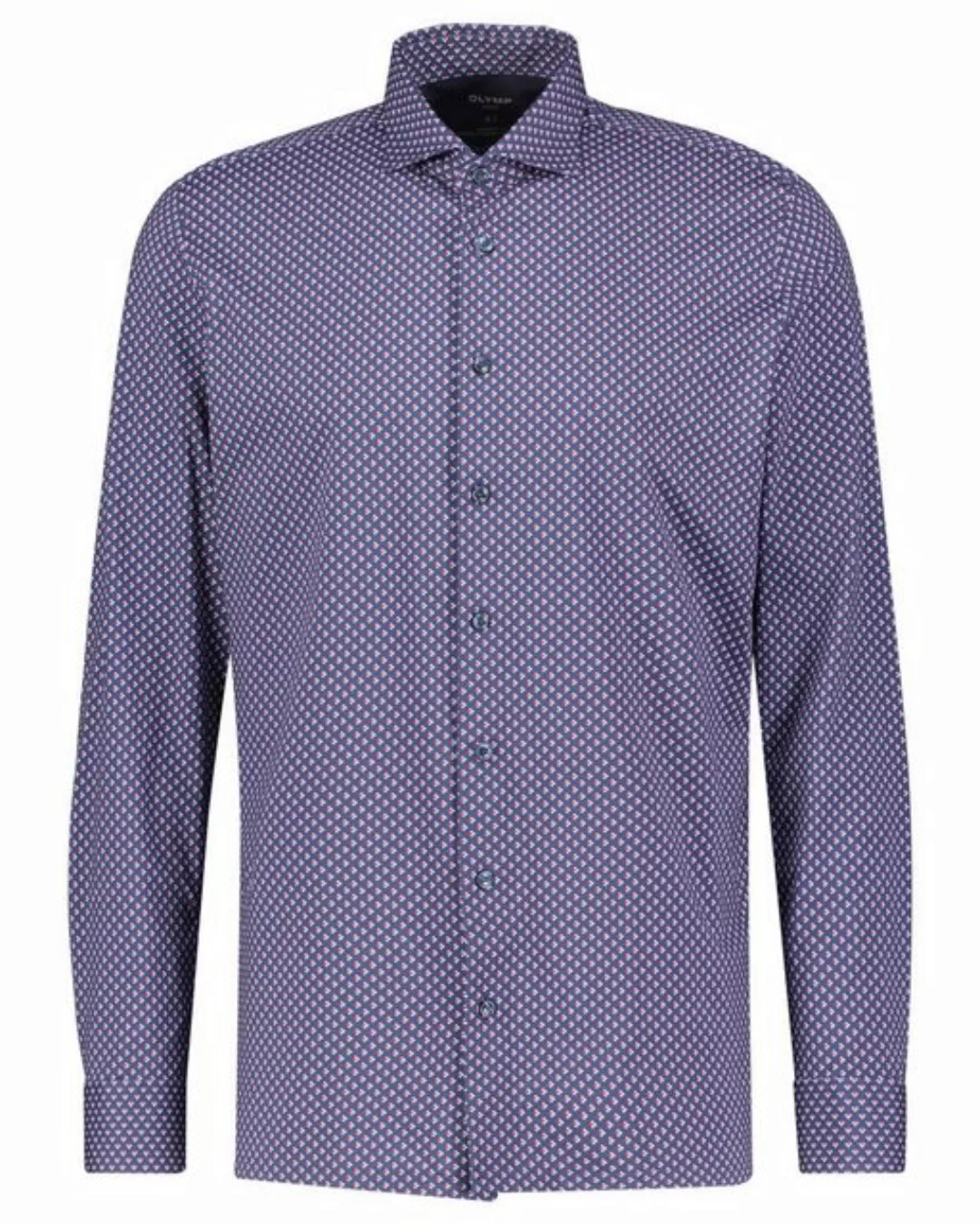 OLYMP Langarmhemd Herren Hemd OLYMP LUXOR Modern Fit Langarm (1-tlg) günstig online kaufen