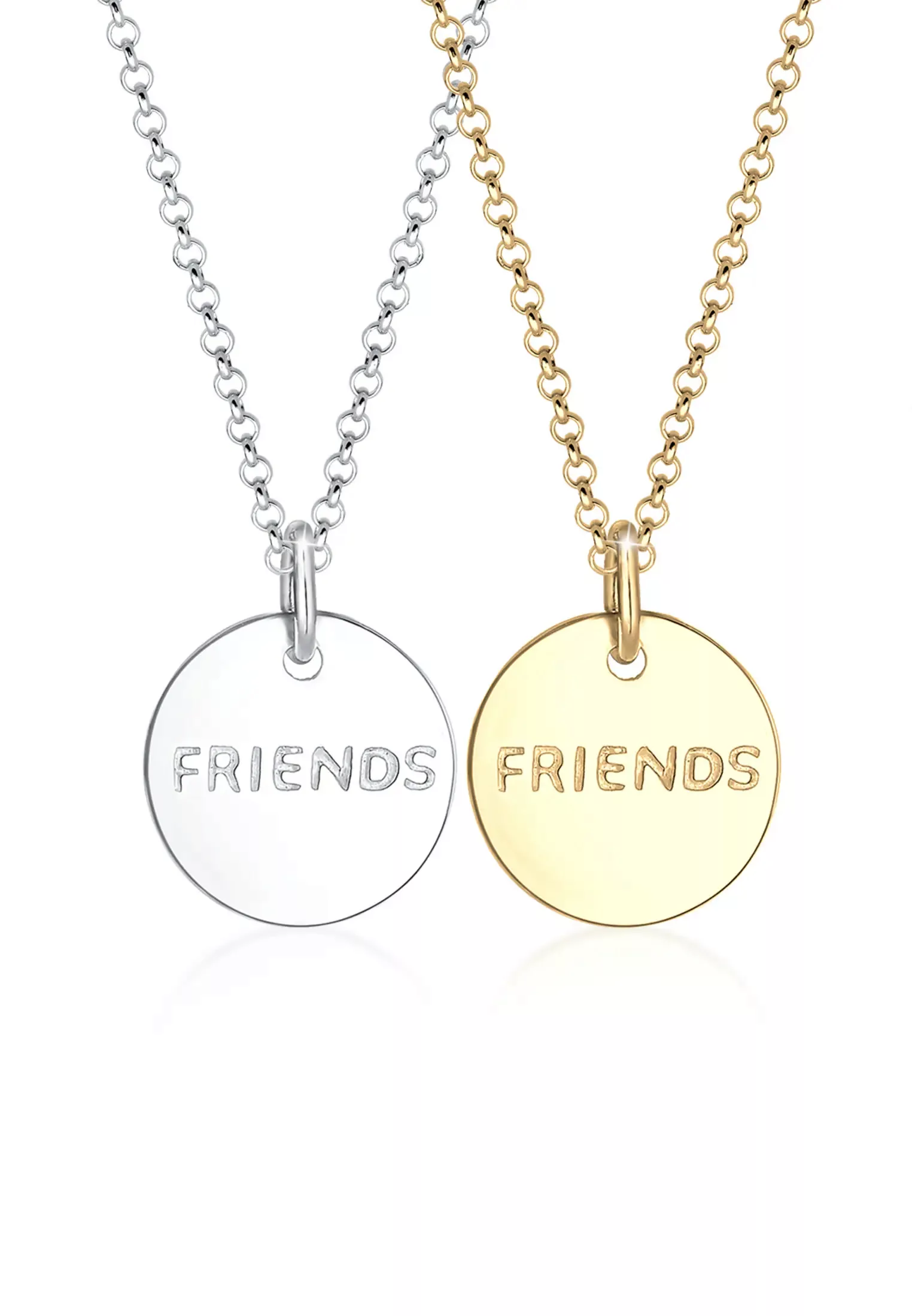Elli Ketten-Set "Partnerkette Friends Infinity Bi-Color 925 Silber" günstig online kaufen