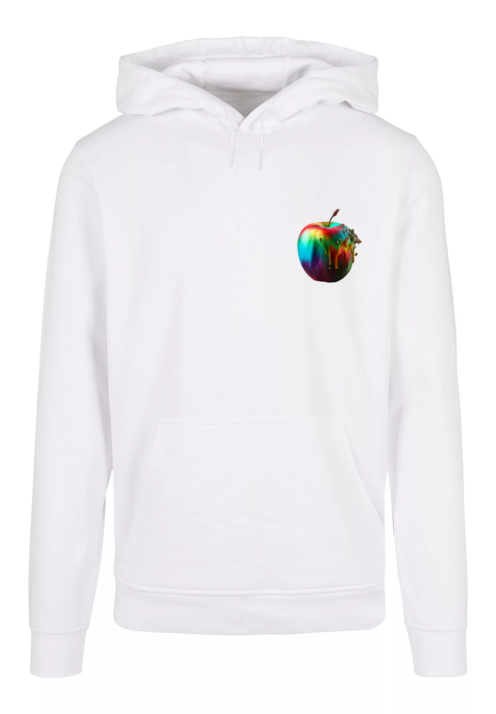 F4NT4STIC Kapuzenpullover "Colorfood Collection - Rainbow Apple", Print günstig online kaufen